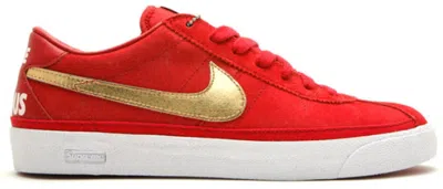Pre-owned Nike Men's  Sb Bruin Supreme Sneakers In Varsity Red/metallic Gold In Multi