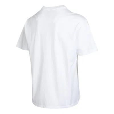 Nike Men's  Sb Cactus Printing Skateboard Round Neck Short Sleeve White T-shirt