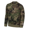 Nike Casual Sports Fleece Crew Neck Pullover Men's Olive Green