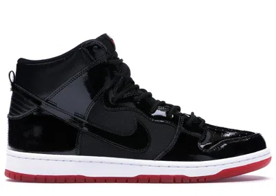 Pre-owned Nike Men's  Sb Dunk High Bred Sneakers In Black/white In Multi