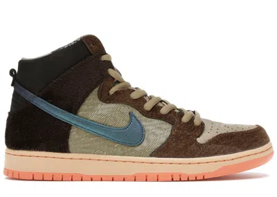 Pre-owned Nike Men's  Sb Dunk High Concepts Turdunken (special Box) Sneakers In Brown/blue/orange
