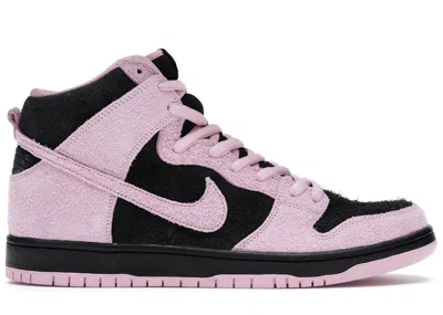 Pre-owned Nike Men's  Sb Dunk High Invert Celtics Sneakers In Black/pink Rise/lucky Green