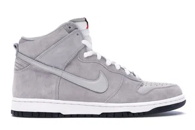 Pre-owned Nike Men's  Sb Dunk High Pee Wee Herman Sneakers In Grey Heather In Gray