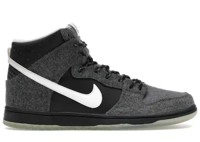 Pre-owned Nike Men's  Sb Dunk High Petoskey Premier Sneakers In Dark Charcoal/white/light Graphite In Multi