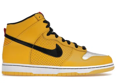 Pre-owned Nike Men's  Sb Dunk High Wet Floor Sneakers In Tour Yellow/black