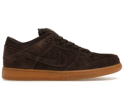 Pre-owned Nike Men's  Sb Dunk Low Big Foot Sneakers In Baroque Brown/gum Light Brown