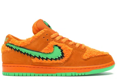Pre-owned Nike Men's  Sb Dunk Low Grateful Dead Bears Orange Sneakers In Bright Ceramic/green Spark