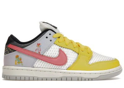 Pre-owned Nike Men's  Sb Dunk Low Pro Be True Xavier Schipani Sneakers In Color/pink Gaze In Multi