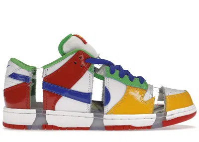 Pre-owned Nike Men's  Sb Dunk Low Sandy Bodecker Sneakers In White/hyper Royal/mean Green