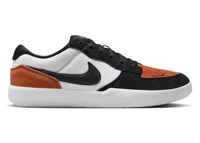 Pre-owned Nike Men's  Sb Force 58 Black Sneakers In White/cosmic Clay In Multi