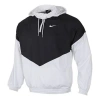 Nike Men's  Sb Shield Skateboard Half Zipper Pullover Splicing Interchange Jacket 'black White'