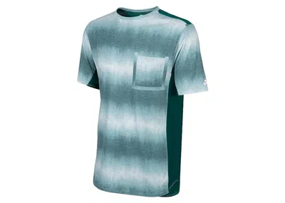 Pre-owned Nike Men's  Sb Skyline Dfc Dip Fade Pocket Tee Shirt In Teal