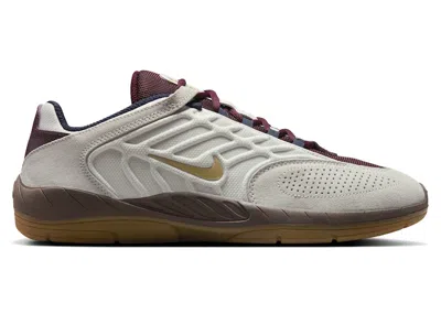 Pre-owned Nike Men's  Sb Vertebrae Parachute Beige Sneakers In Phantom/burgundy Crush/baroque Brown In Multi