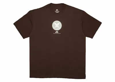 Pre-owned Nike Men's  Sb X Yuto Horigome Max90 Tee Shirt In Baroque Brown/white In Multi