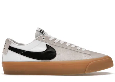Pre-owned Nike Men's  Sb Zoom Blazer Low Pro Gt Gum Sneakers In White