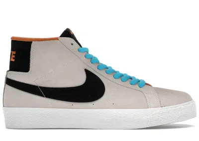 Pre-owned Nike Men's  Sb Zoom Blazer Mid Olympic Safari Sneakers In Phantom/black Monarch/summit White