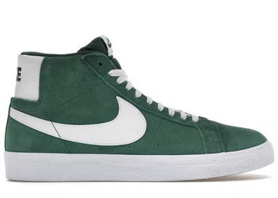 Pre-owned Nike Men's  Sb Zoom Blazer Mid Sneakers In Fir/white