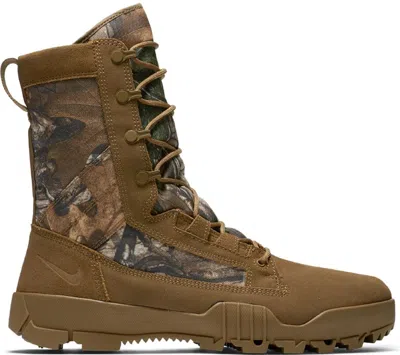 Pre-owned Nike Men's  Sfb 8" Boot Jungle Realtree Sneakers In Coyote