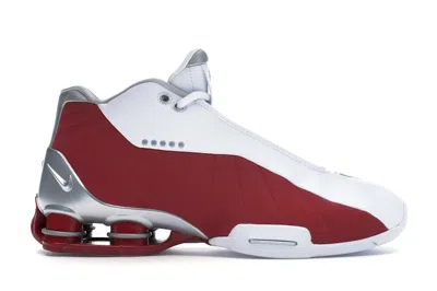 Pre-owned Nike Men's  Shox Bb4 (2019) Sneakers In White/metallic Silver/varsity Red In Multi