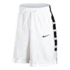 Nike Men's  Side Contrasting Colors Basketball Sports Shorts White