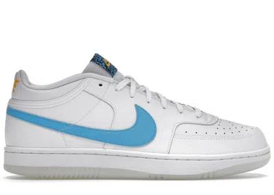 Pre-owned Nike Men's  Sky Force 3/4 Sneakers In White/university Gold/blue Void In Multi
