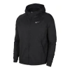 Nike Run Stripe "black/black" Running Jacket In Black