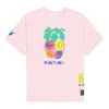 Nike Men's  Smiling Face Printing Athleisure Casual Sports Round Neck Short Sleeve Pink Red T-shirt