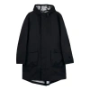 Nike Men's  Solid Color Athleisure Casual Sports Mid-length Hooded Windbreaker In Black