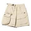 Nike Men's  Solid Color Brand Logo Cargo Casual Shorts Brown In Multi