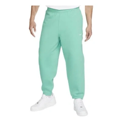 Nike Men's  Solid Color Bundle Feet Casual Sports Pants/trousers/joggers Green