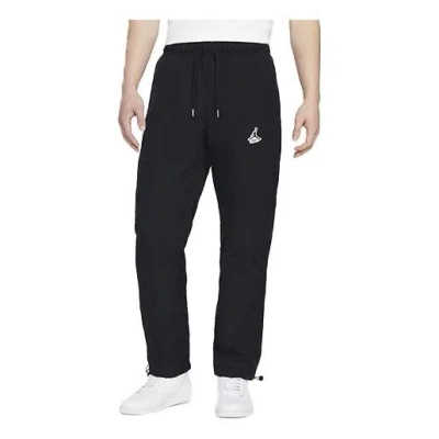 Nike Men's  Solid Color Bundle Feet Sports Pants/trousers/joggers Black