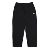 Nike Men's  Solid Color Casual Straight-leg Cropped Sweatpants Autumn Black