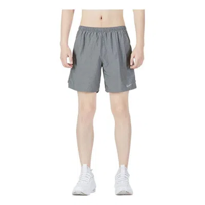 Nike Men's  Solid Color Logo Athleisure Casual Sports Woven Shorts Gray In Blue