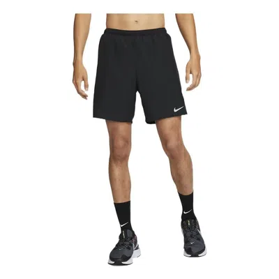 Nike Men's  Solid Color Logo Casual Running Sports Black Shorts