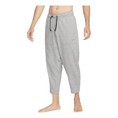 Nike Men's  Solid Color Logo Printing Drawstring Lacing Big Pocket Sports Pants/trousers/joggers Gray