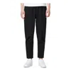 Nike Men's  Solid Color Logo Printing Drawstring Lacing Straight Casual Pants/trousers Black