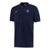 Nike Men's  Solid Color Logo Printing Short Sleeve Navy Blue Polo Shirt
