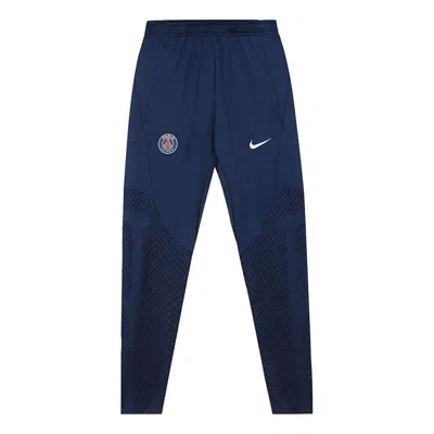 Nike Men's  Solid Color Logo Soccer/football Sports Pants/trousers/joggers Paris Saint-germain Autumn In Blue