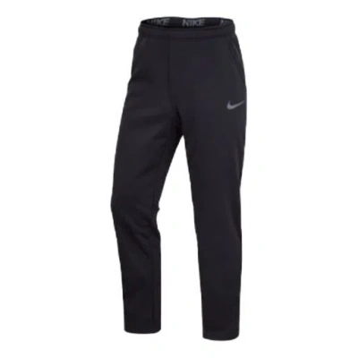 Nike Men's  Solid Color Small Logo Fleece Casual Training Sports Pants/trousers/joggers Black