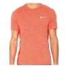 Nike Men's  Solid Color Sports Breathable Round Neck Pullover Short Sleeve Orange T-shirt In Pink