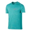 Nike Men's  Solid Color Sports Round Neck Pullover Short Sleeve Blue Green T-shirt