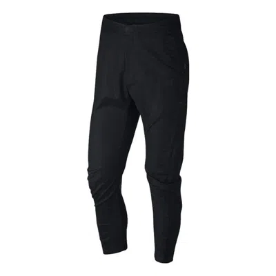 Nike Men's  Solid Color Training Sports Pants/trousers/joggers Black