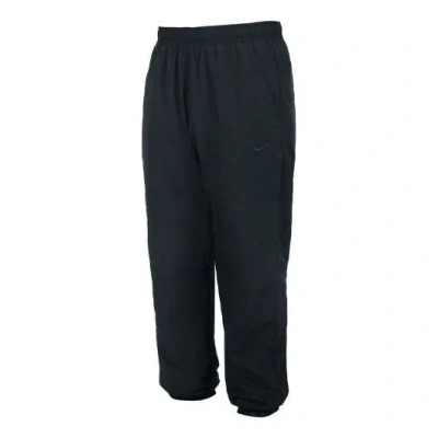 Nike Men's  Solid Color Woven Breathable Skateboard Sports Pants/trousers/joggers Black