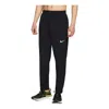 Nike Men's  Solid Color Woven Quick Dry Breathable Sports Pants/trousers/joggers Autumn Black In Black