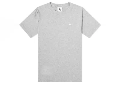 Pre-owned Nike Men's  Solo Swoosh Tee Shirt In Gray