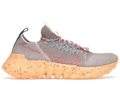 Pre-owned Nike Men's  Space Hippie 01 Aquamarine Sneakers In Vast Grey/summit White/melon Tint In Multi