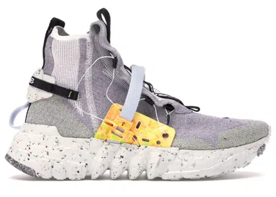 Pre-owned Nike Men's  Space Hippie 03 Grey Sneakers In Wolf Grey/black/volt In Multi