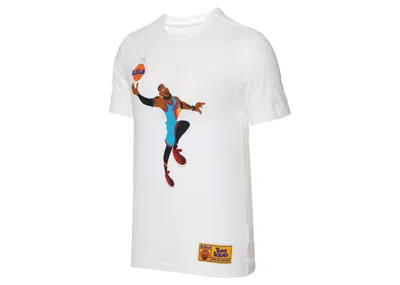 Pre-owned Nike Men's  Space Jam A New Legacy Drifit Tee Shirt In White