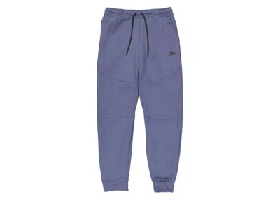 Pre-owned Nike Men's  Sporstwear Tech Fleece Joggers In Marine Blue/black In Multi