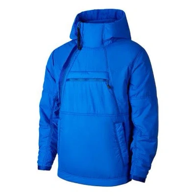 Nike Men's  Sports Hooded Padded Jacket Royal Blue